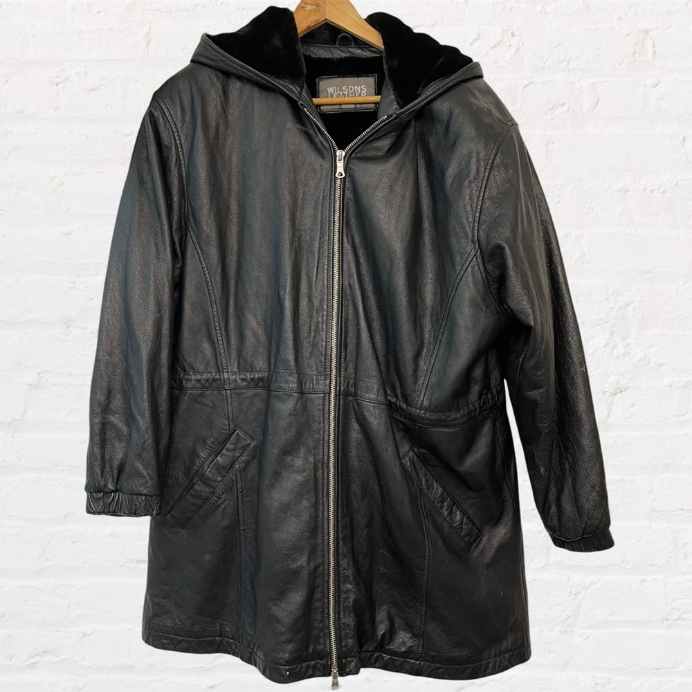 Genuine Leather Faux Fur Lined Wilson’s Leather Jacket